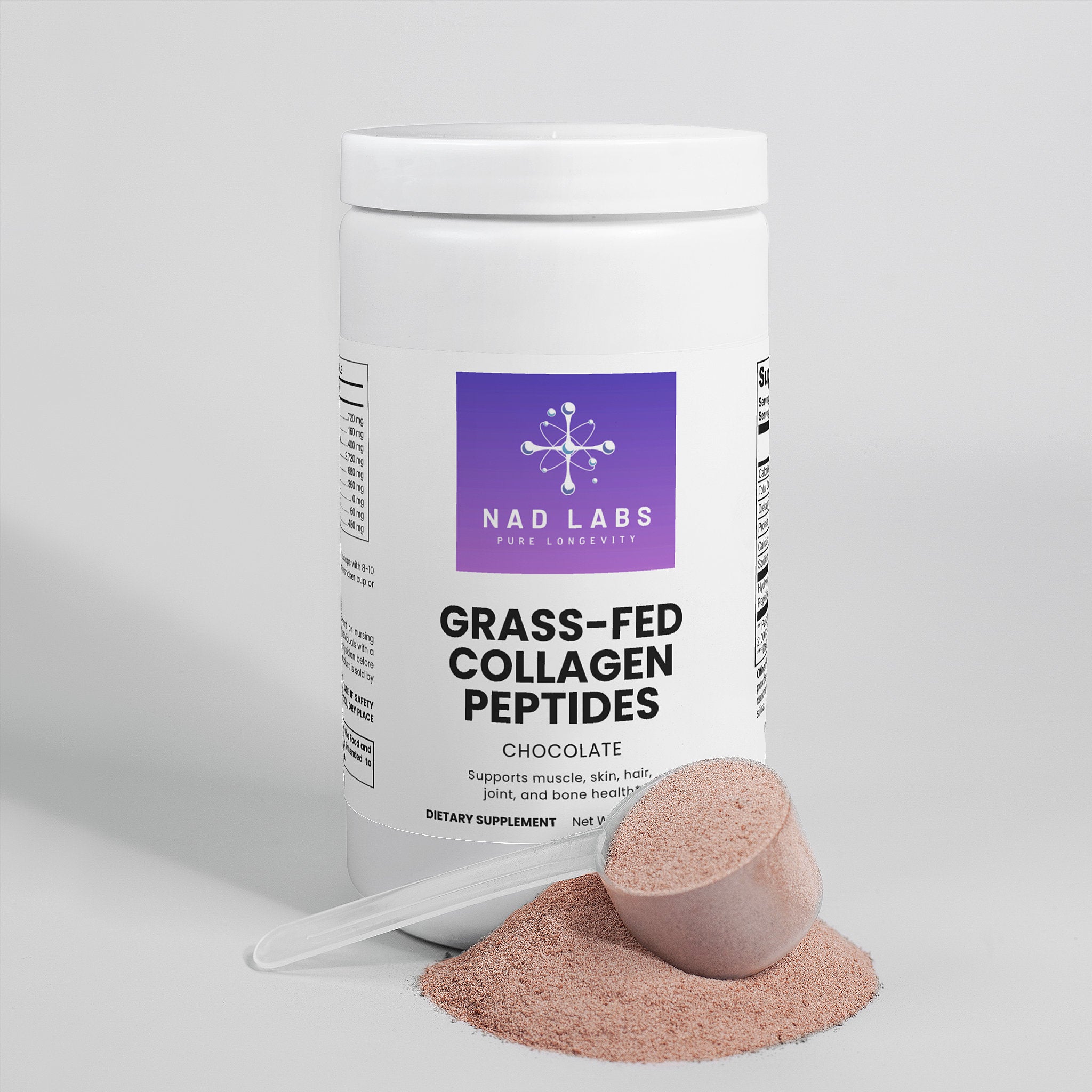 Grass-Fed Collagen Peptides Powder (Chocolate)