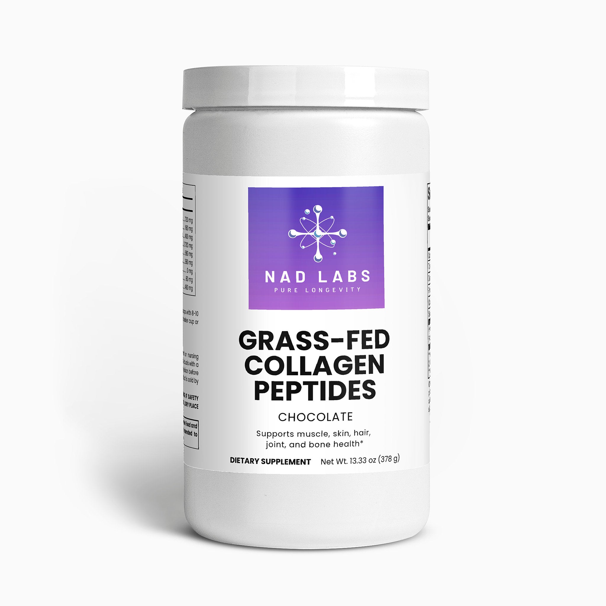 Grass-Fed Collagen Peptides Powder (Chocolate)